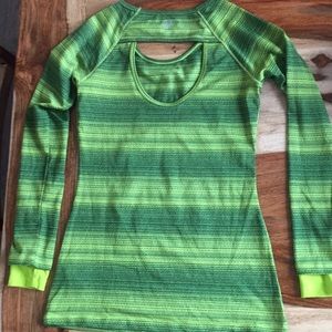 ASICS keyhole back athletic top.